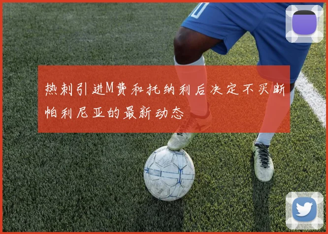 热刺引进M费和托纳利后决定不买断帕利尼亚的最新动态